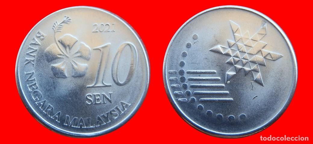 Monedas antiguas de Asia: 10 SEN 2021 MALASIA-152159