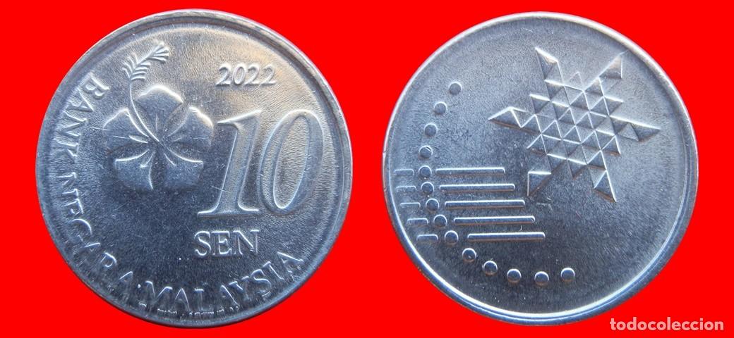 Monedas antiguas de Asia: 10 SEN 2022 MALASIA-152160