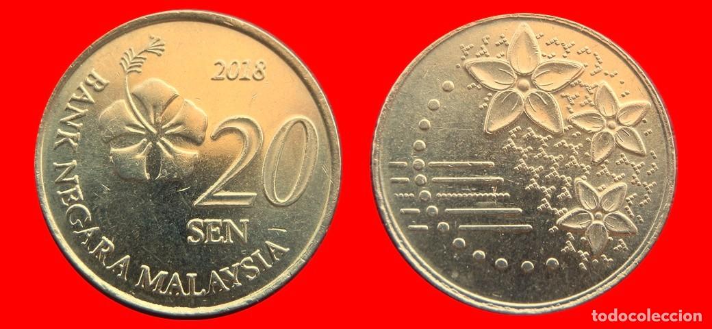 Monedas antiguas de Asia: 20 SEN 2018 MALASIA-152165