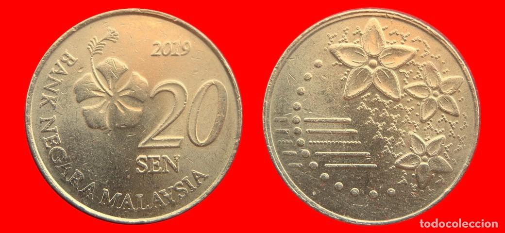 Monedas antiguas de Asia: 20 SEN 2019 MALASIA-152166