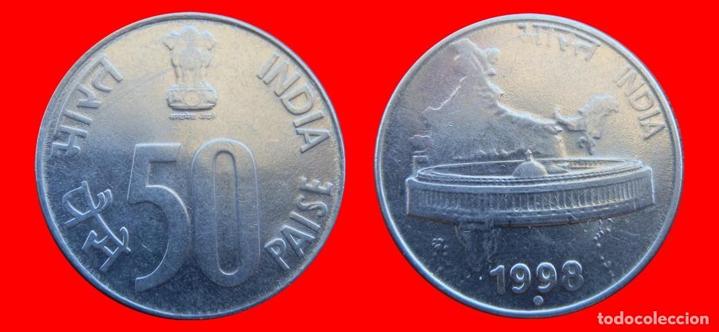 Monedas antiguas de Asia: 50 PAISE 1998 INDIA-152205
