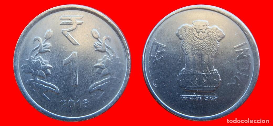 Monedas antiguas de Asia: 1 RUPIA 2018 INDIA-152208