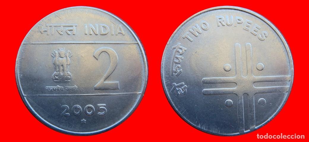 Monedas antiguas de Asia: 2 RUPIAS 2005 INDIA-152209