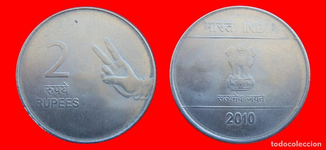 Monedas antiguas de Asia: 2 RUPIAS 2010 INDIA-152212