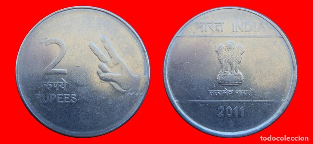 Monedas antiguas de Asia: 2 RUPIAS 2011 INDIA-152213