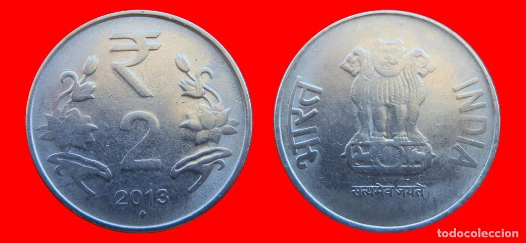 Monedas antiguas de Asia: 2 RUPIAS 2013 INDIA-152215