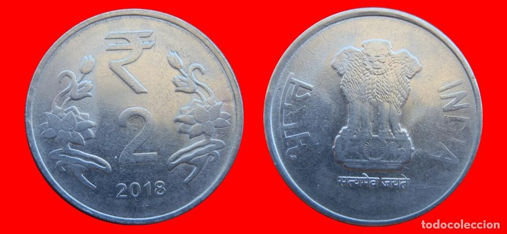 Monedas antiguas de Asia: 2 RUPIAS 2018 INDIA-152216