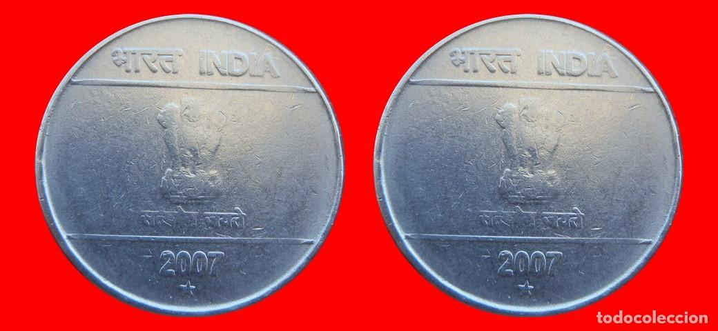 Monedas antiguas de Asia: 5 RUPIAS 2007 INDIA-152222