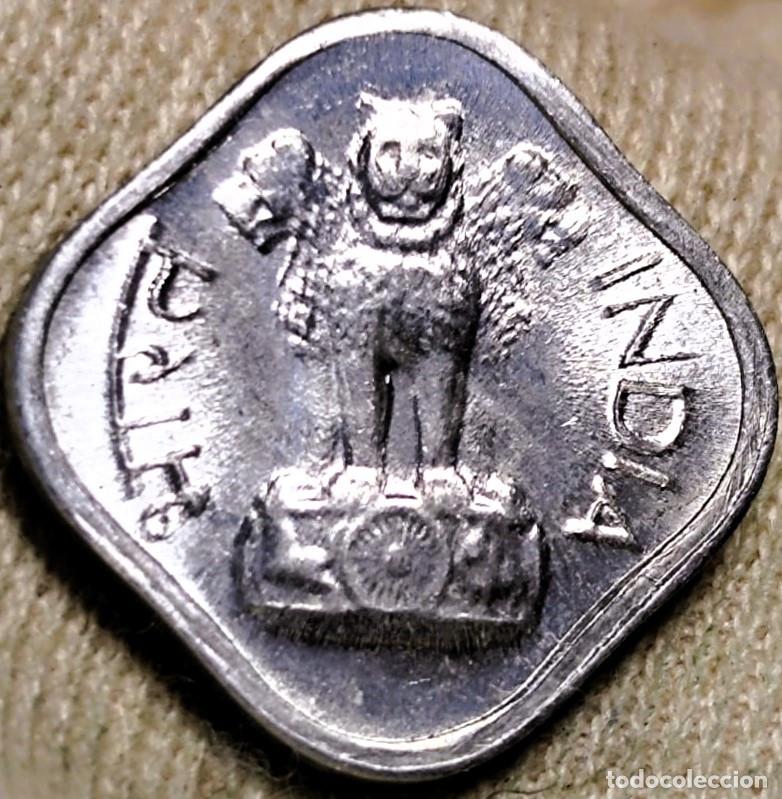 Monete antiche di Asia: India &ndash; 1 Paise 1971 &ndash; Sin Circular (SC) &ndash; Aluminio &ndash; Lote 2408
