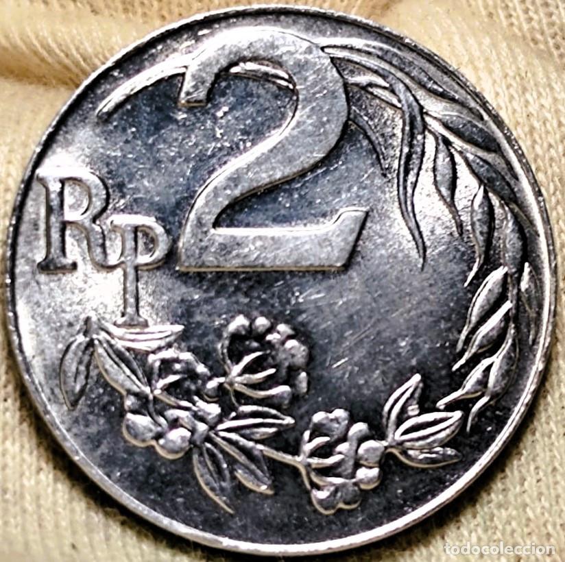 Monete antiche di Asia: Indonesia &ndash; 2 Rupias 1970 &ndash; Sin Circular (SC-) Lote 2431