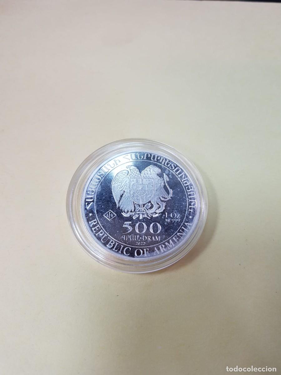 Monedas antiguas de Asia: ARMENIA-500 DRAM-2022-1 ONZA