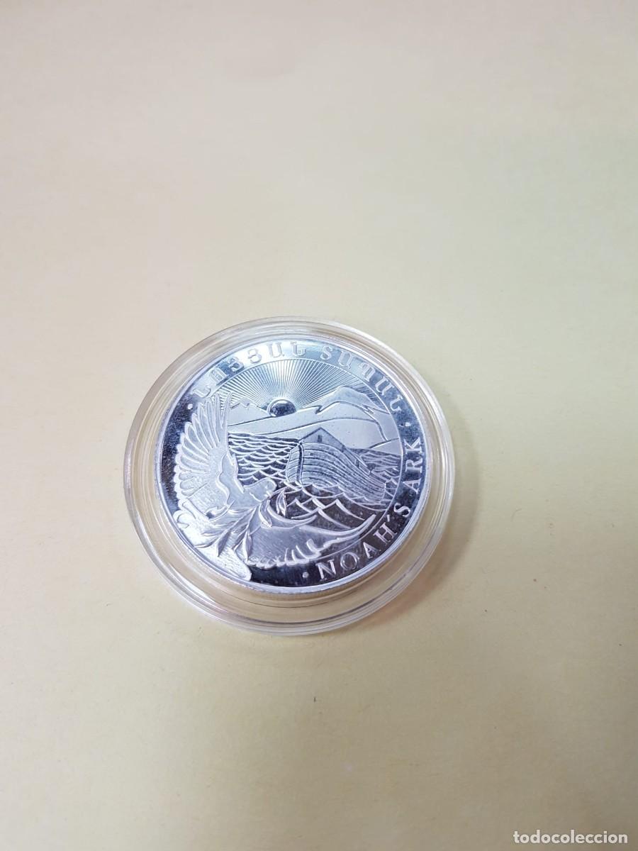 Moedas antigas da &Aacute;sia: ARMENIA-500 DRAM-2022-1 ONZA PLATA O,999