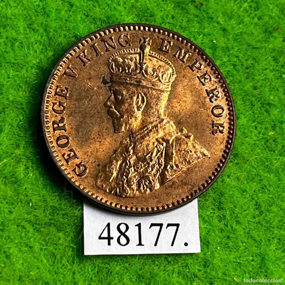 Monedas antiguas de Asia: India Brit&aacute;nica 1/4 anna 1930 B