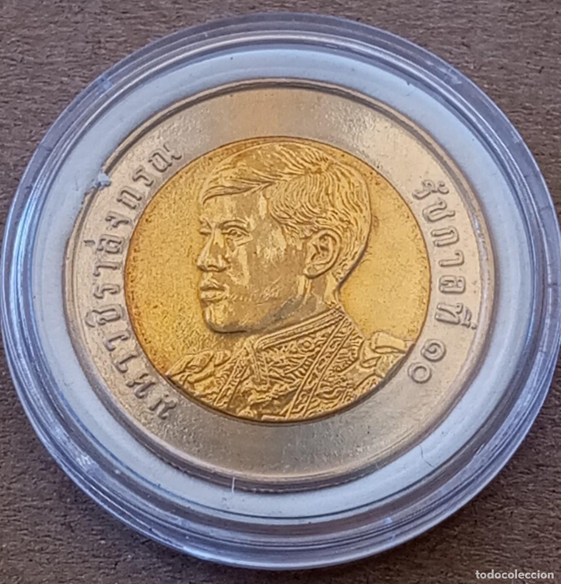 Monete antiche di Asia: LOTE 188 MONEDA BIMETALICA DE TAILANDIA (SIN CIRCULAR)