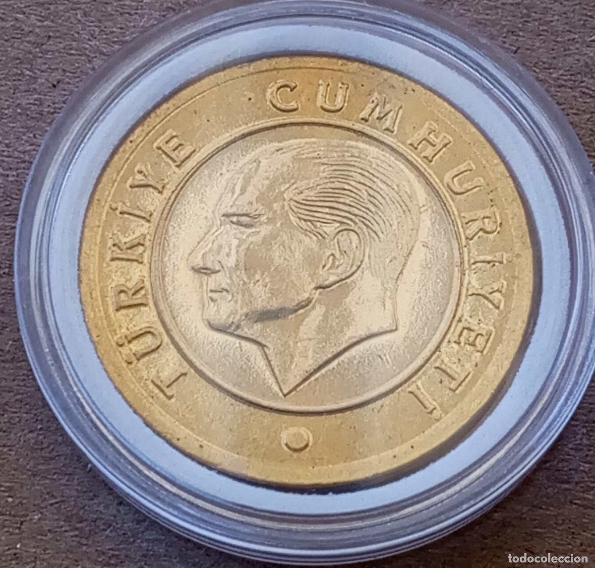 Monete antiche di Asia: LOTE 190 MONEDA BIMETALICA DE TURQUIA (SIN CIRCULAR)
