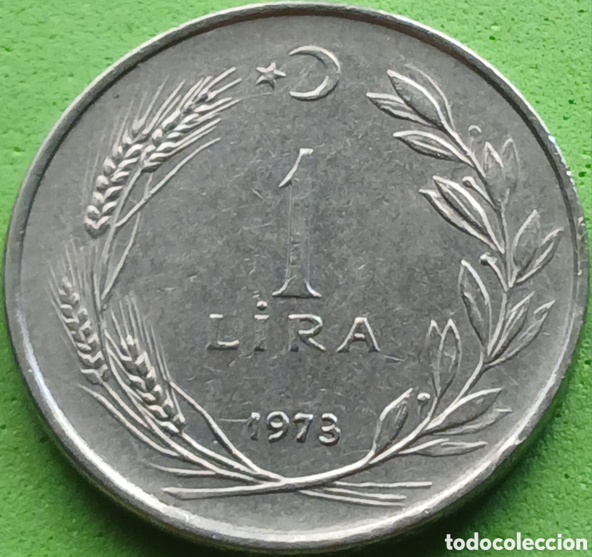 Monedas antiguas de Asia: Turqu&iacute;a 1 lira 1973 km#889a.2