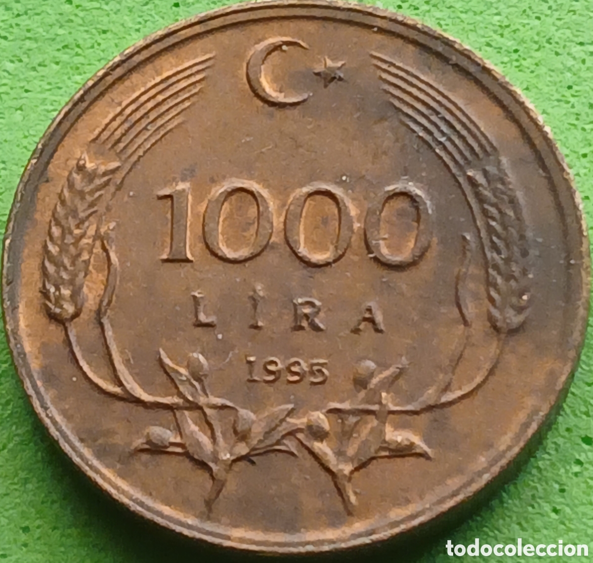 Monedas antiguas de Asia: Turqu&iacute;a 1000 liras 1995 km#1028