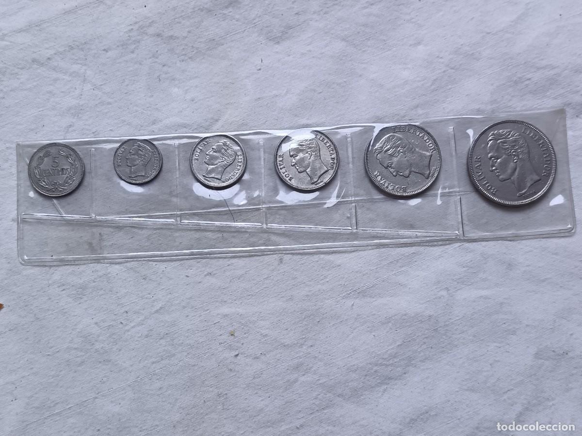 Monete antiche di Asia: Lote de monedas extranjeras, Venezuela, en estuche de pl&aacute;stico