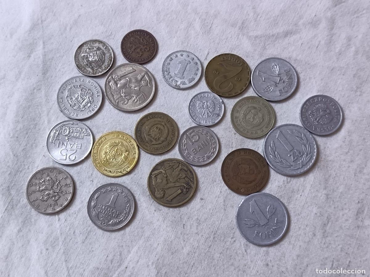 Monete antiche di Asia: LE35, Lote de Antiguas Monedas Extranjeras, Antiguos Pa&iacute;ses Comunistas, varios a&ntilde;os