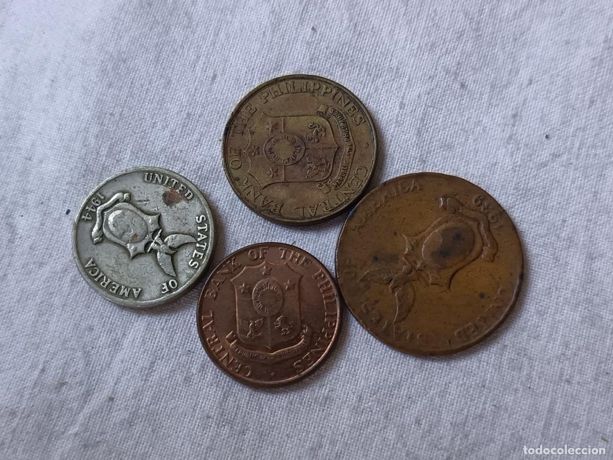 Monete antiche di Asia: LE39, Lote de Antiguas Monedas Extranjeras, Filipinas, varios a&ntilde;os