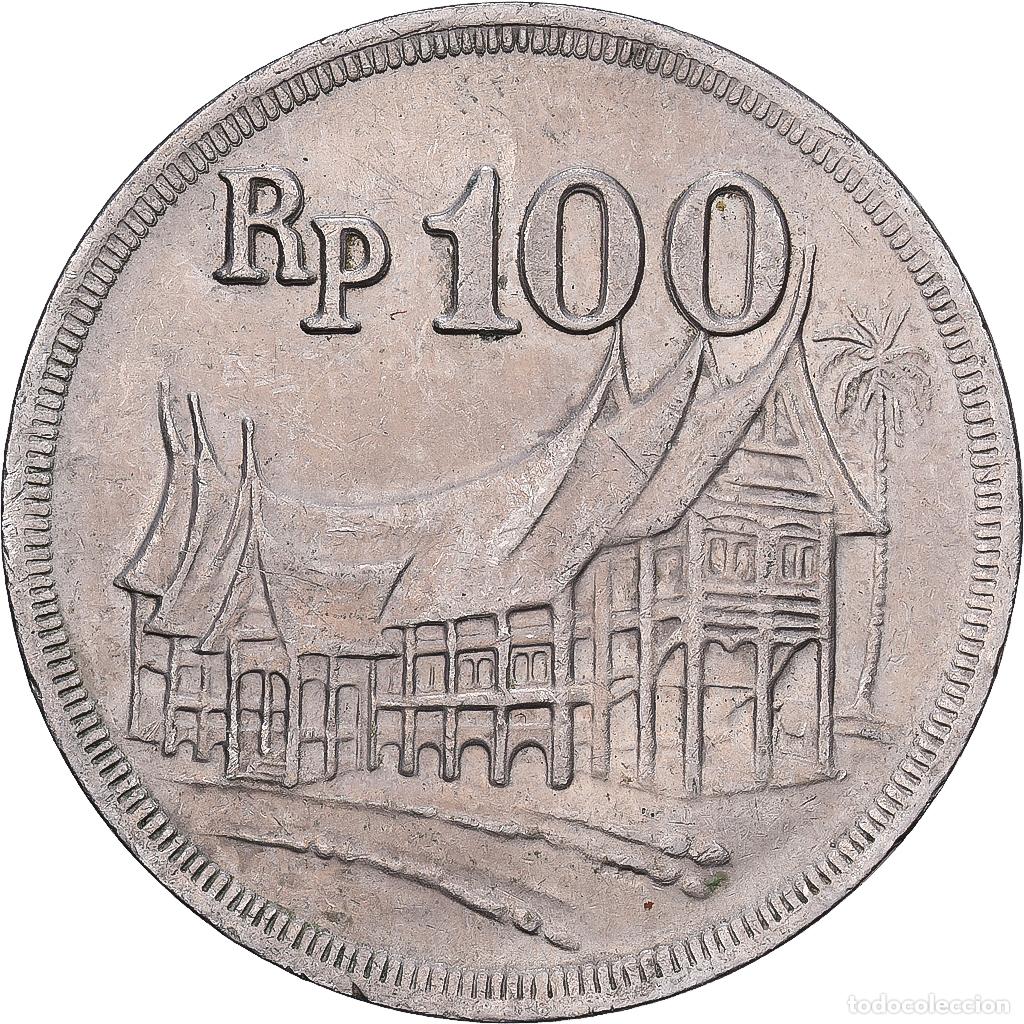 Monedas antiguas de Asia: [#1513504] Moneda, Indonesia, 100 Rupiah, 1973, MBC, Cobre - n&iacute;quel, KM:36