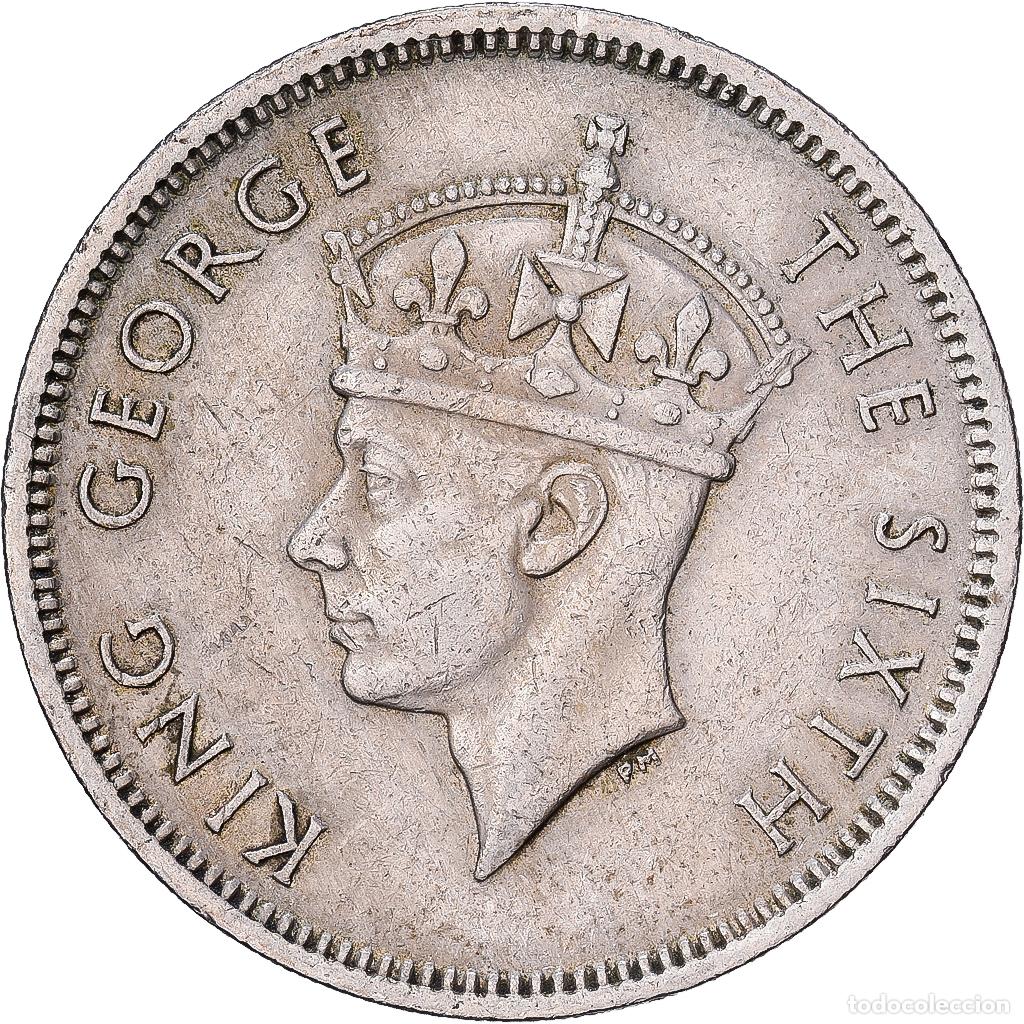 Monedas antiguas de Asia: [#1513563] Hong Kong, George VI, 50 Cents, 1951, Cobre - n&iacute;quel, MBC, KM:27.1