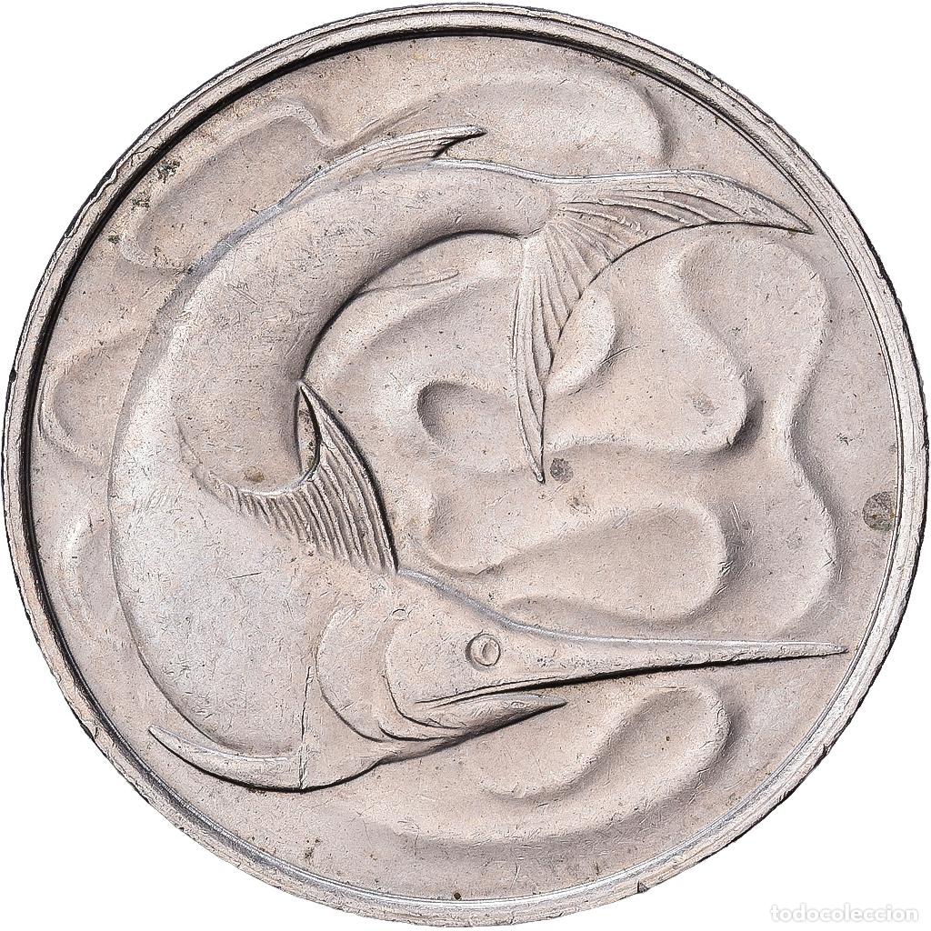Monedas antiguas de Asia: [#1513569] Singapur, 20 Cents, 1981, Singapore Mint, Cobre - n&iacute;quel, MBC, KM:4