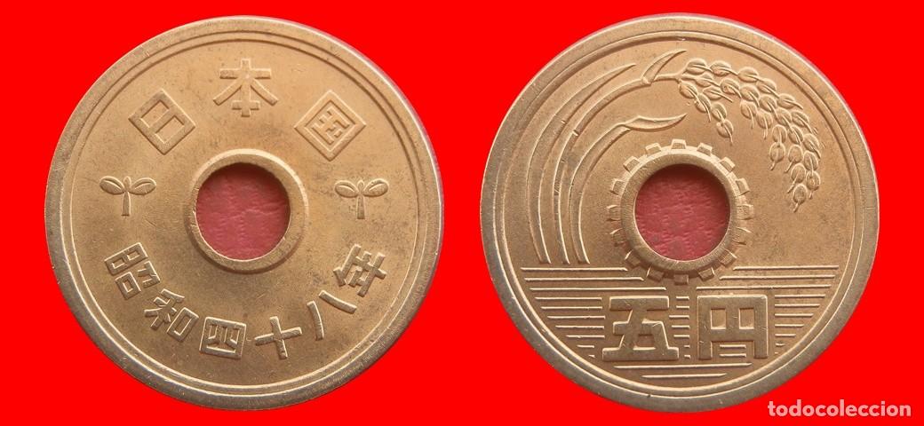 Monedas antiguas de Asia: 5 YEN 1973 JAPON-152389