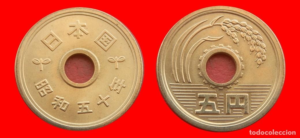 Monedas antiguas de Asia: 5 YEN 1975 JAPON-152391
