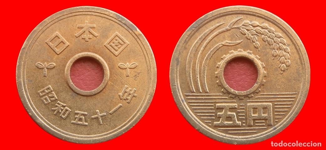 Monedas antiguas de Asia: 5 YEN 1976 JAPON-152392