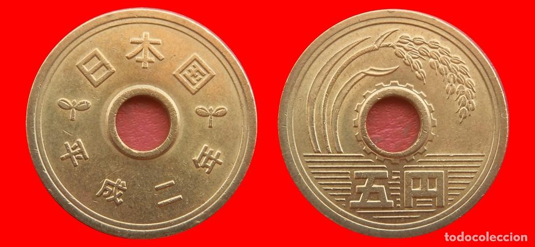 Monedas antiguas de Asia: 5 YEN 1990 JAPON-152399