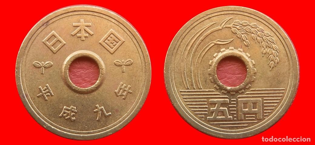 Monedas antiguas de Asia: 5 YEN 1997 JAPON-152404