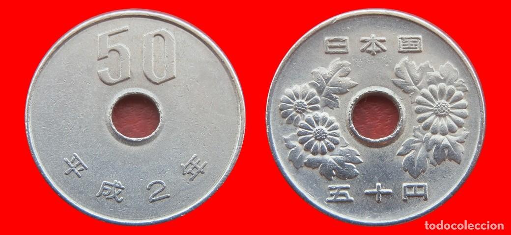 Monedas antiguas de Asia: 50 YEN 1990 JAPON-152421