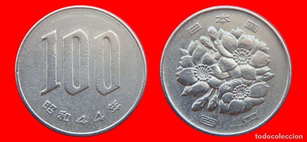 Monedas antiguas de Asia: 100 YEN 1969 JAPON-152423
