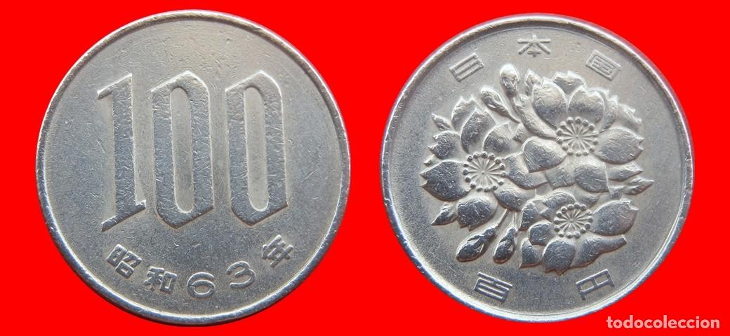 Monedas antiguas de Asia: 100 YEN 1988 JAPON-152429