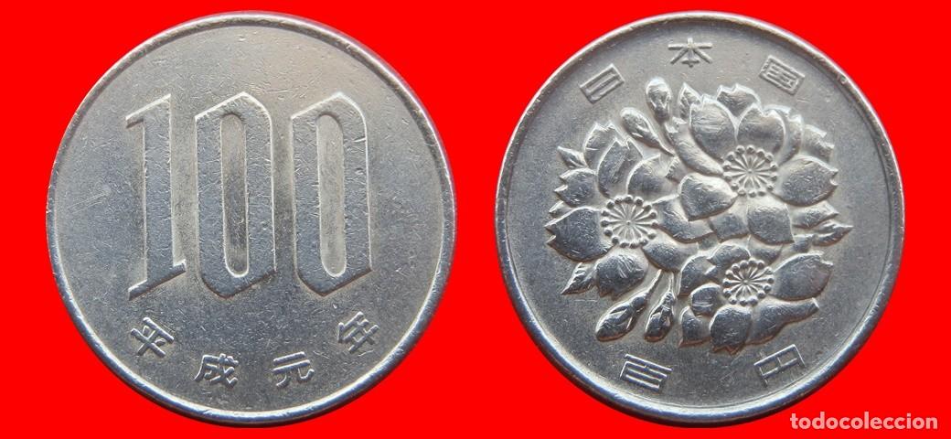 Monedas antiguas de Asia: 100 YEN 1989 JAPON-152430