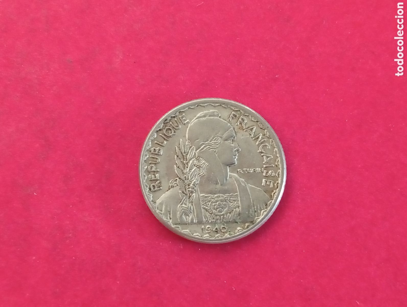Monedas antiguas de Asia: 10 centimes de Indochina 1940