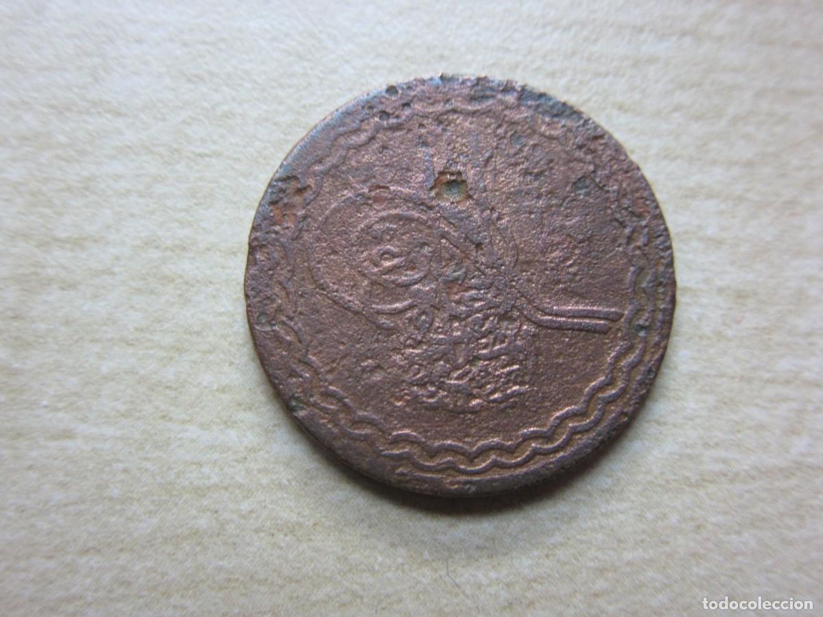 Moedas antigas da &Aacute;sia: Escasos 2 Pai de Hyderabad ( India ) Hacia 1910 Influencia otomana