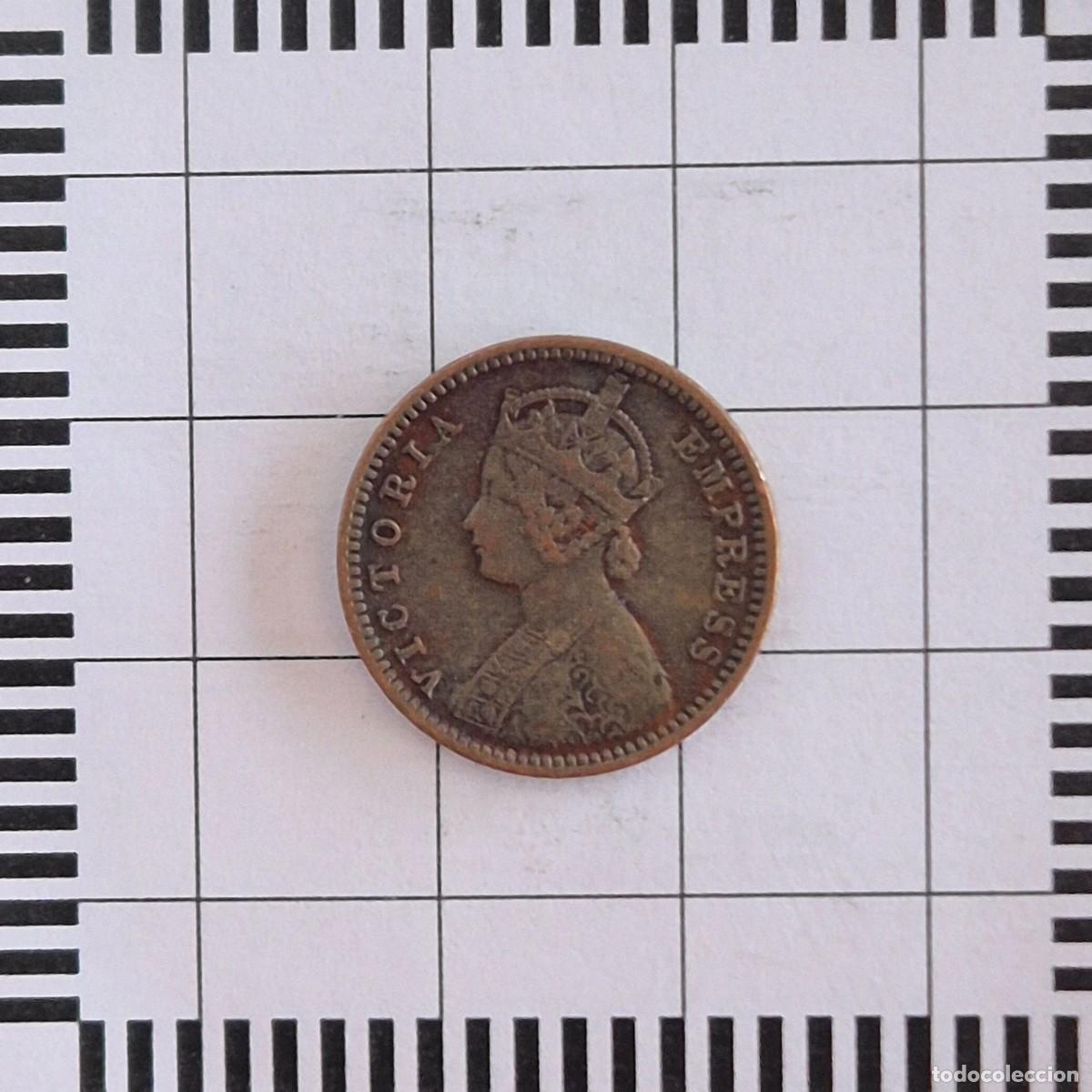 Alte M&uuml;nzen aus Asien: 1/12 ANNA, INDIA BRIT&Aacute;NICA. VICTORIA, 1899. (KM#483).