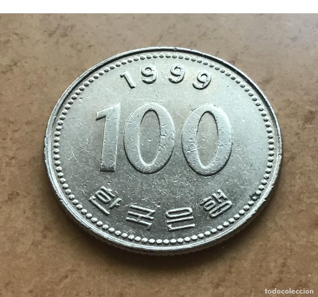 Monedas antiguas de Asia: 100 won de Corea del Sur. A&ntilde;o 1999 - Foto 1