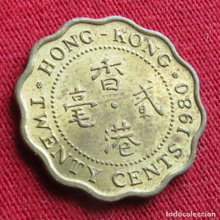 Monedas antiguas de Asia: Hong Kong Hongkong 20 сents 1980 #1