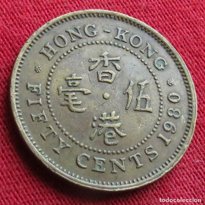 Monedas antiguas de Asia: Hong Kong Hongkong 50 сents 1980 #1