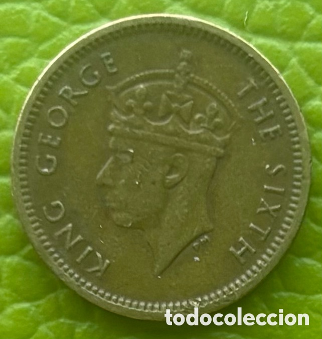 Monedas antiguas de Asia: HONG KONG. JORGE VI. 5 CENTAVOS. 1949.