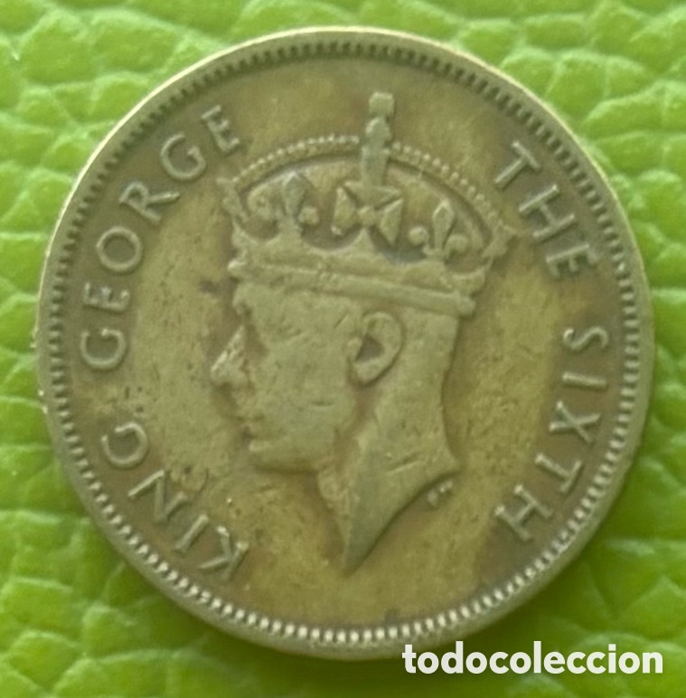Monedas antiguas de Asia: HONG KONG. JORGE VI. 10 CENTAVOS. 1949.