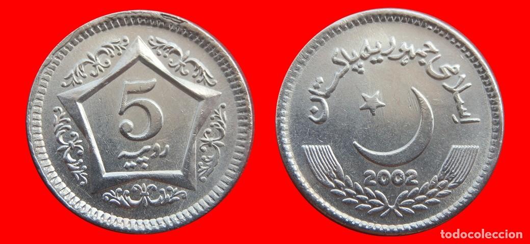 Monedas antiguas de Asia: 5 RUPIAS 2002 PAKISTAN-152710