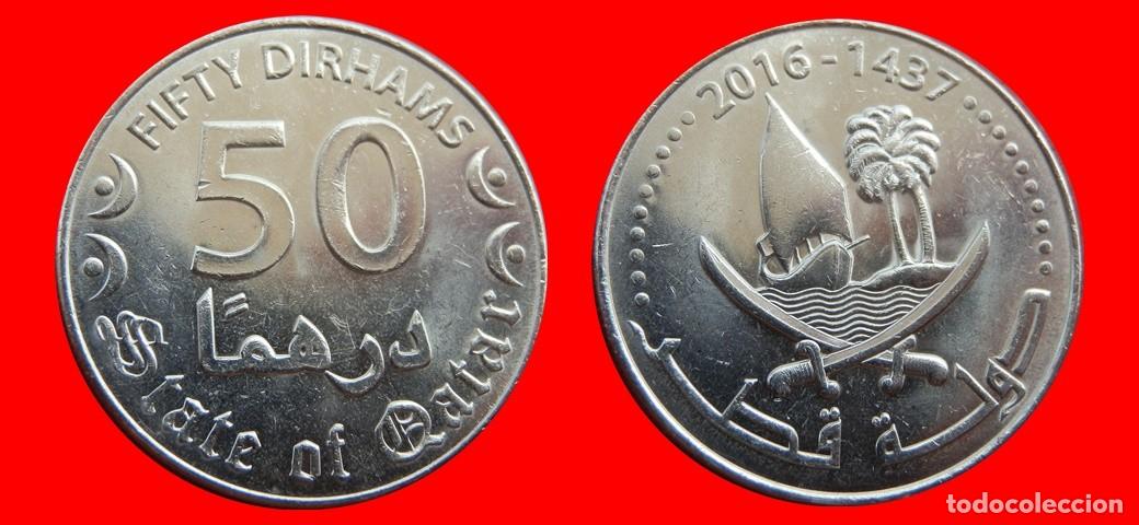Monedas antiguas de Asia: 50 DIRHAMS 2016 QATAR-152716
