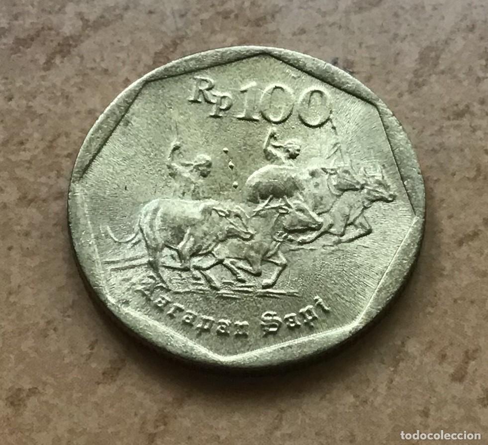 Monedas antiguas de Asia: 100 rupias de Indonesia. A&ntilde;o 1998