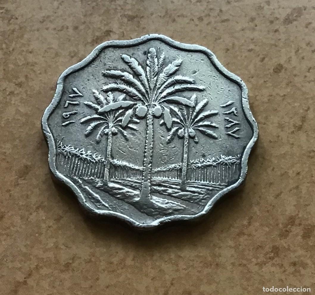 Monedas antiguas de Asia: 5 fils de Iraq (Irak). A&ntilde;o 1967