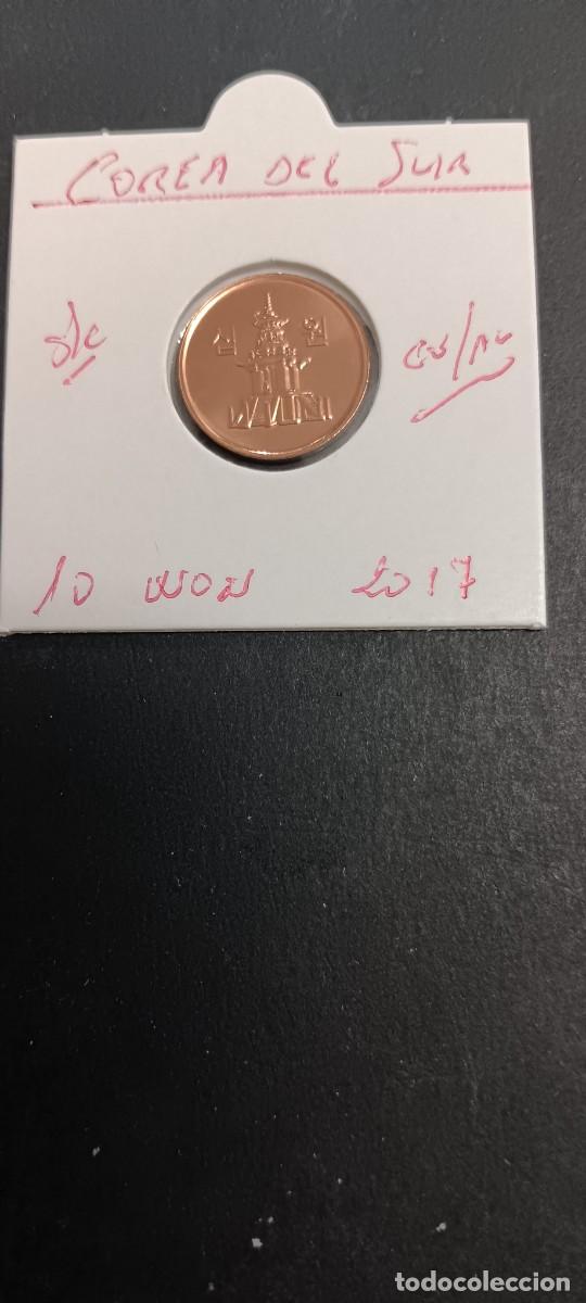 Monedas antiguas de Asia: COREA DEL SUR 10 WON 2017 S/C KM=103 (COBRE-ACERO)