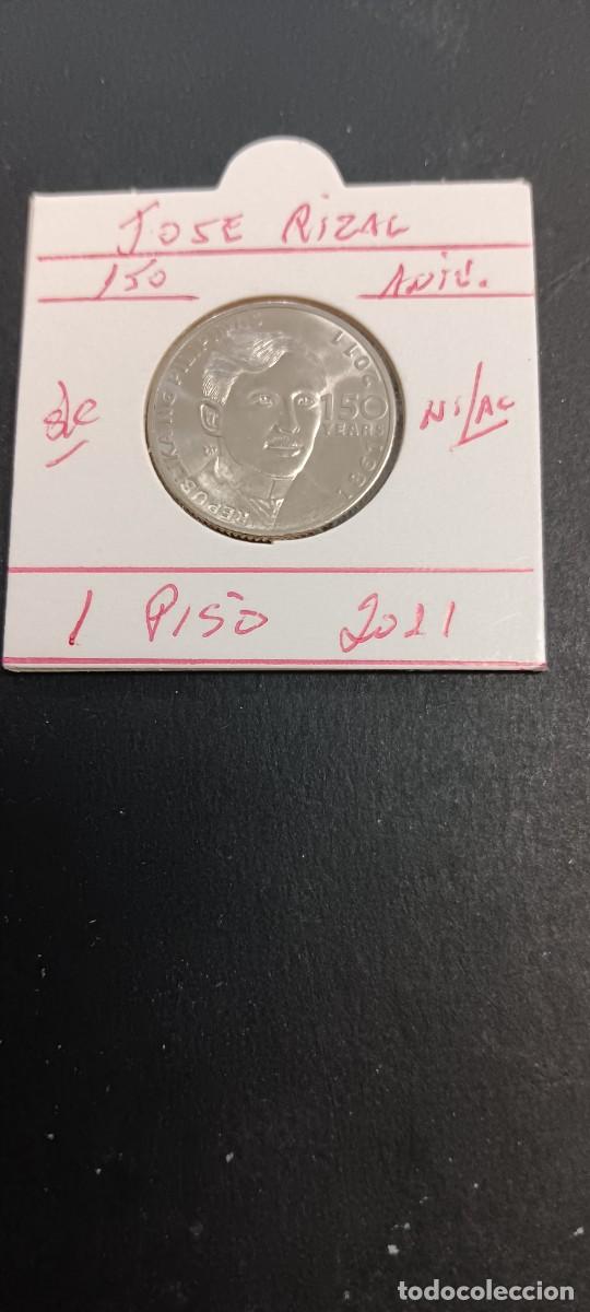 Monedas antiguas de Asia: FILIPINAS 1 PISO 2011 S/C NIQUEL-ACERO) 150 ANIV. JOSE RIZAL